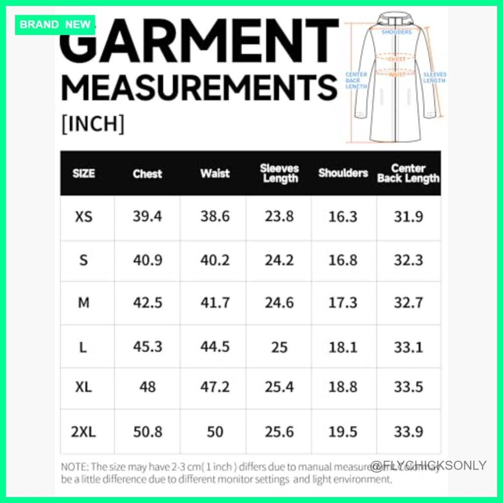 Packable Long Raincoat Hooded Plaid Lined Trench Coat Waterproof Windproof - Picture 7 of 7